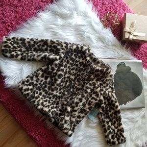 Girls animal print jacket